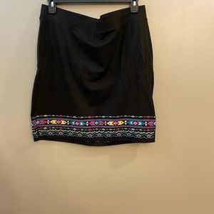 Bohemian mini skirt